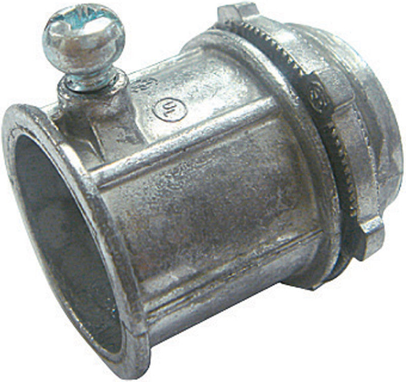 connector set screw emt 1/2 emt conduit connector 1/2 in.