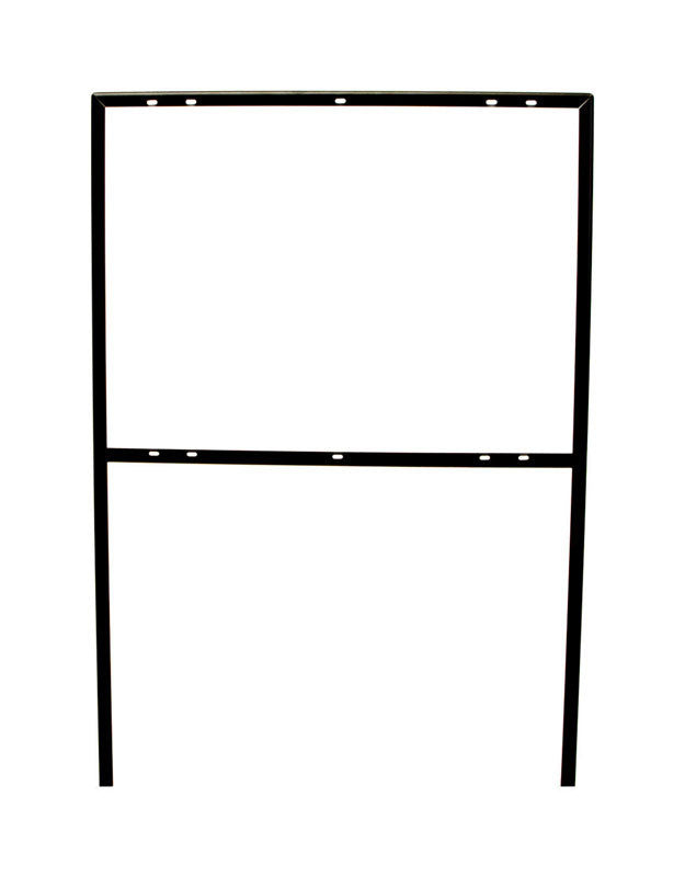 hy-ko english blank sign frame 41.5 in. h x 25.5 in. w facility sign safety identification