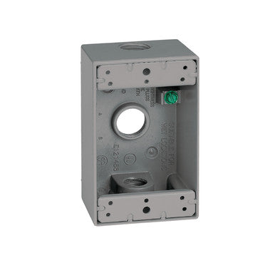 Outlet Box 1 Gang 3/4 3 Hole