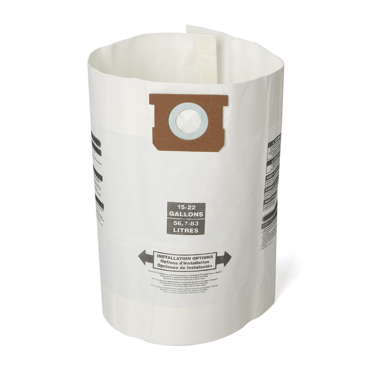 craftsman filter bag 15-22 gallon shop vac craftsman vacuum accessory