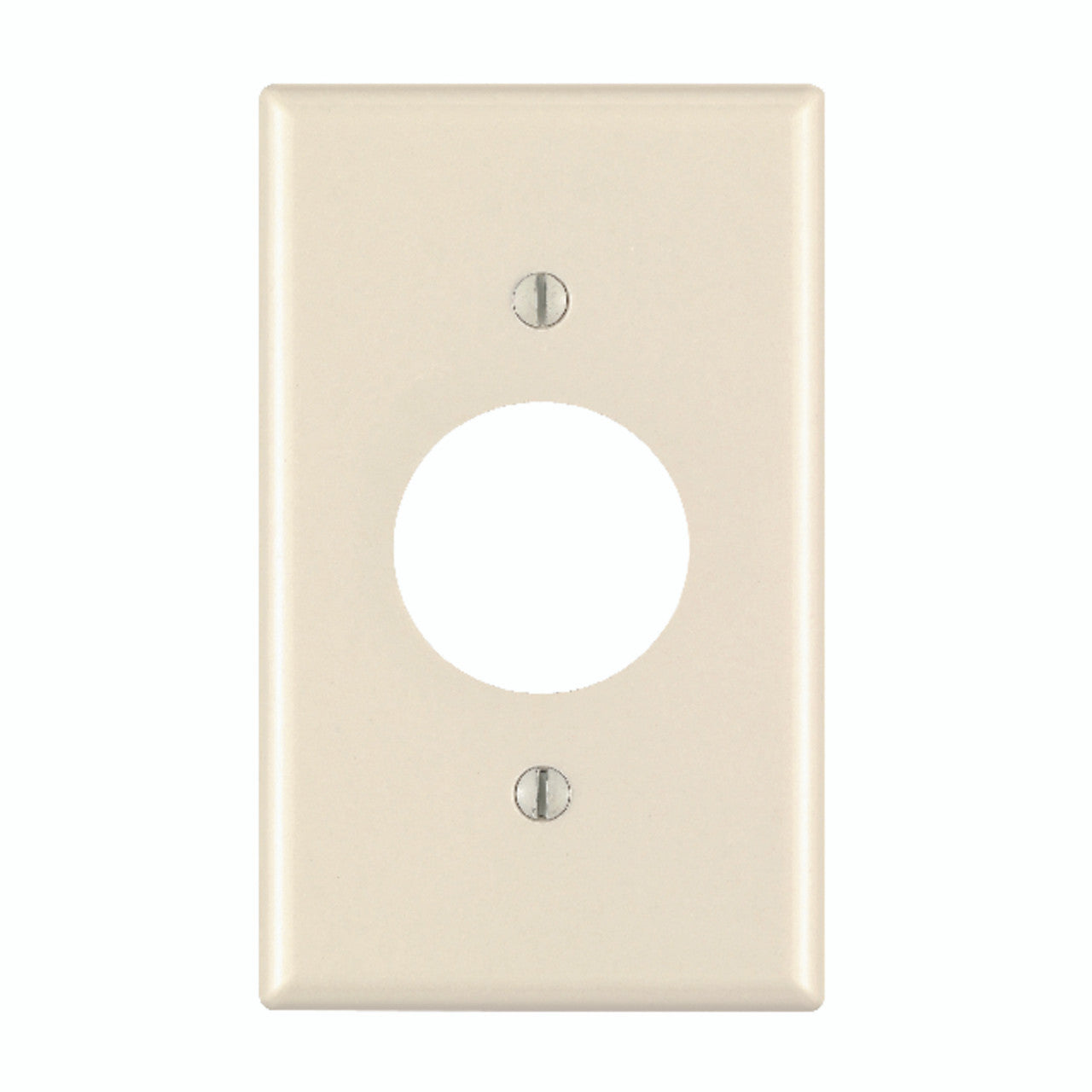 receptical plate 1 gang single almond almond wall plate 1-gang