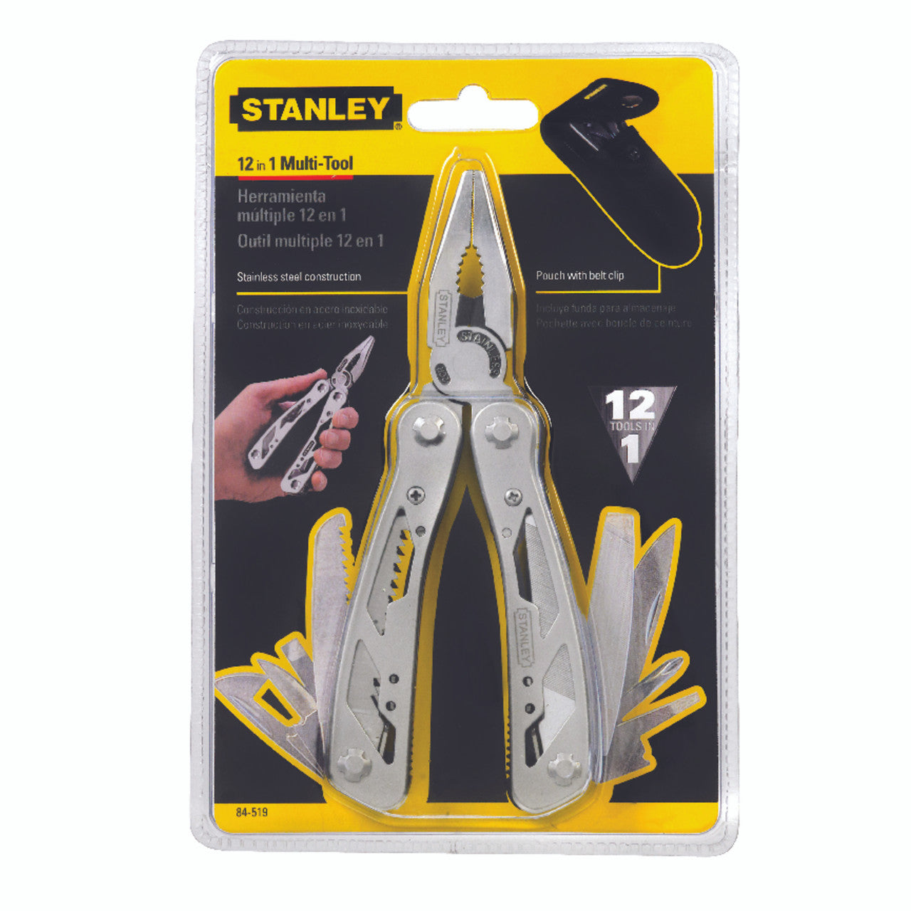 stanley folding multi-tool gray 1 pc. hand tool