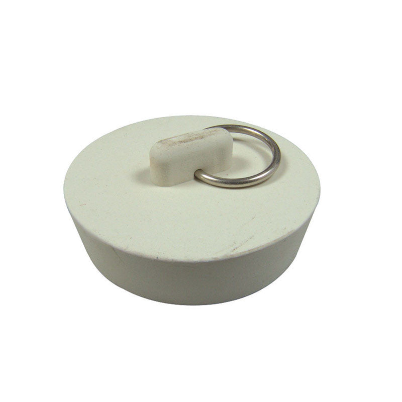 Danco 1-7/8 in. Dia. White Rubber Sink Stopper