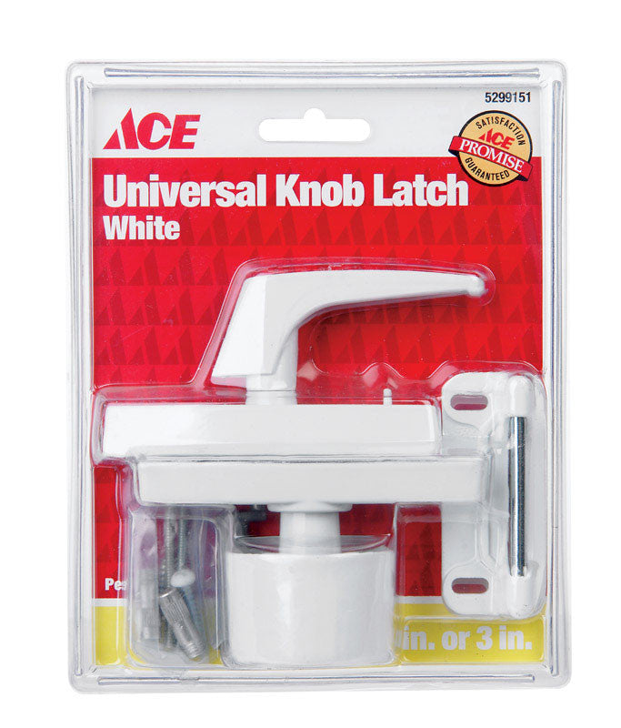 ace white steel universal knob latch 1 pk padlock security hardware
