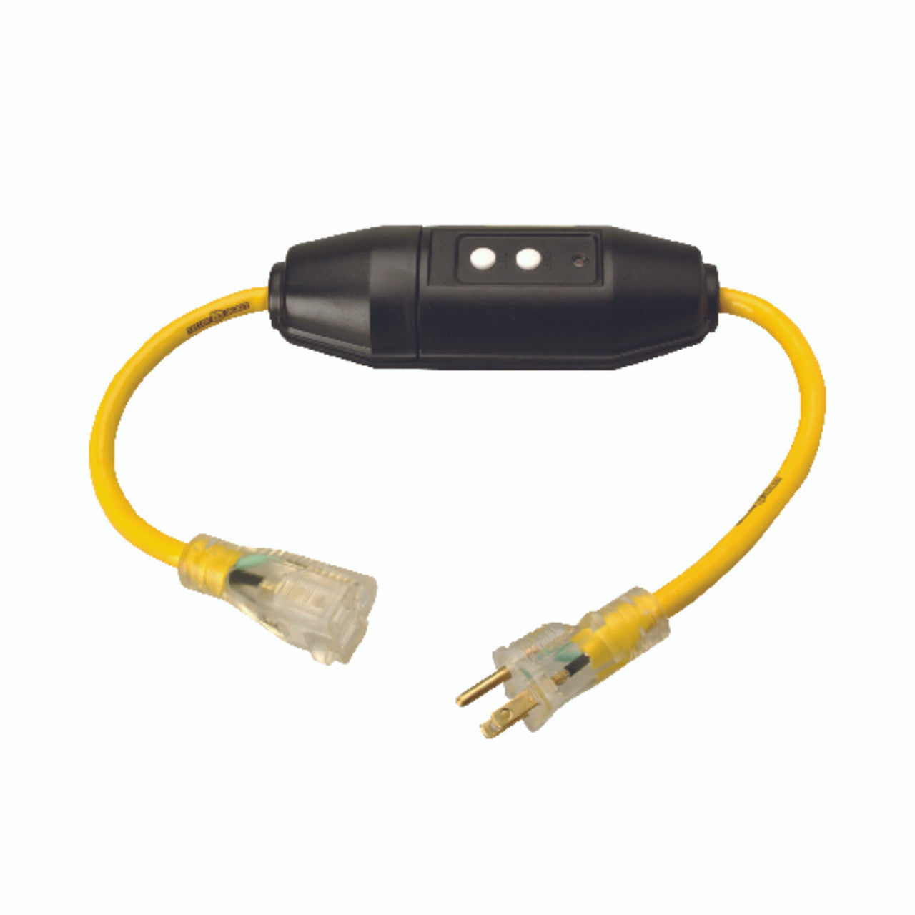 cord in line gfci 12/3 2 foot electrical outlet receptacle 