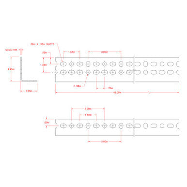 SteelWorks Zinc-Plated Slotted Offset Angles