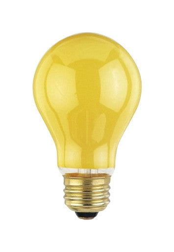 Westinghouse Bug Light 60 watts A19 A-Line Incandescent Bulb E26 (Medium) Yellow 2 pk