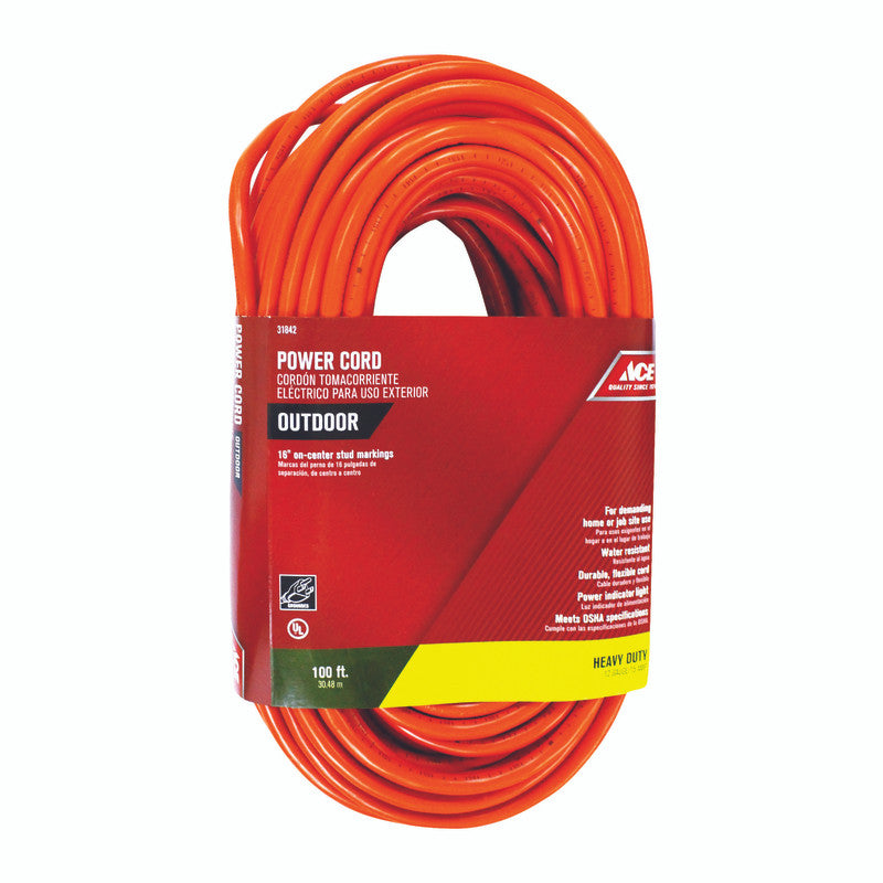 CORD EXTENSION 12/3 SJTW 100 FOOT