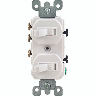 3 Way Switch Single Pole 15 Amp White