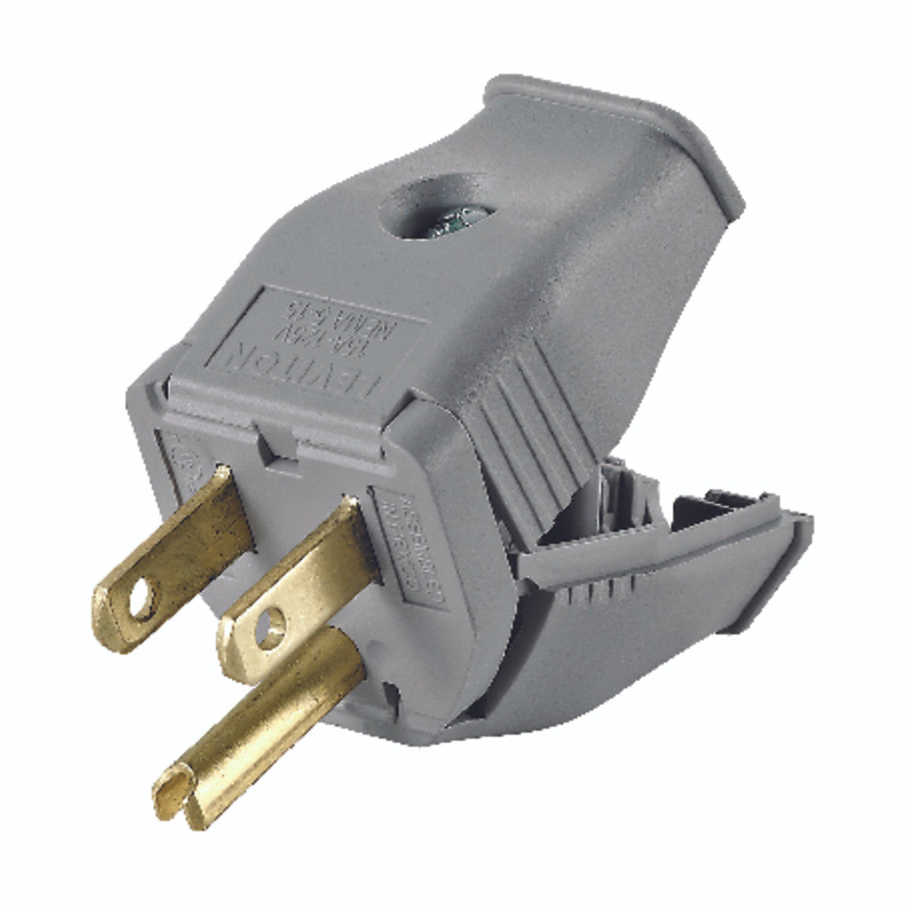 hinged plug 15 amp gray electrical supply