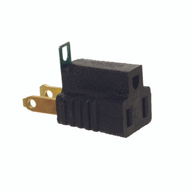 Adapter Ground Vinyl 3/2 Black