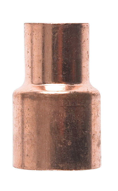 Mueller Streamline 3/4 in. Sweat x 1/2 in. Dia. Sweat Copper Coupling with Stop