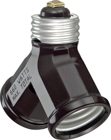 Socket Twin Light Brown 660 Watt