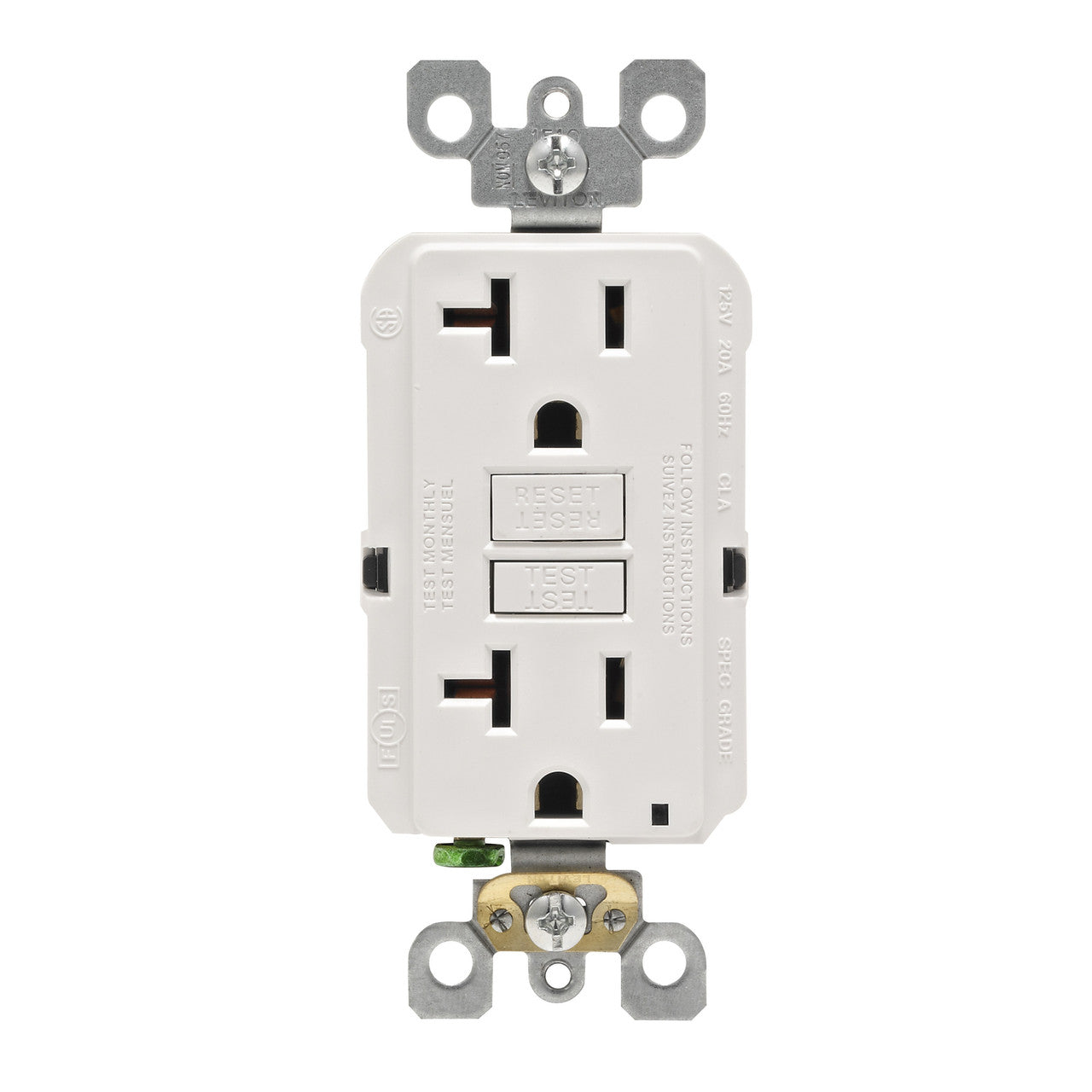 gfi self test receptical tr 20 amp white electrical supply
