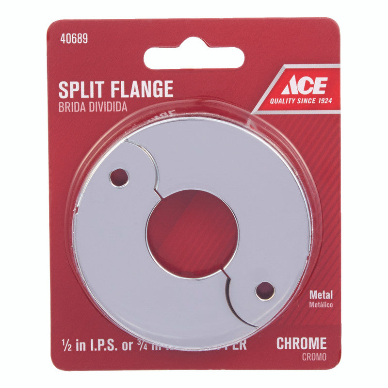 ace 1/2 in. steel split flange plumbing pipe tee