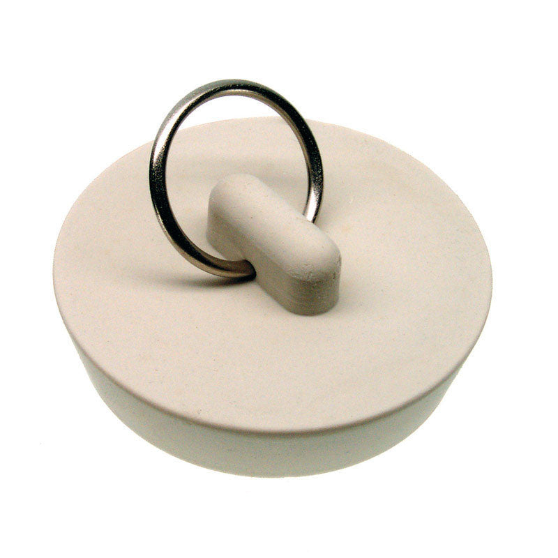 Danco 1-5/8 in. Dia. White Rubber Sink Stopper