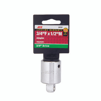 Socket Adapter 3/4 F 1/2 M Ace