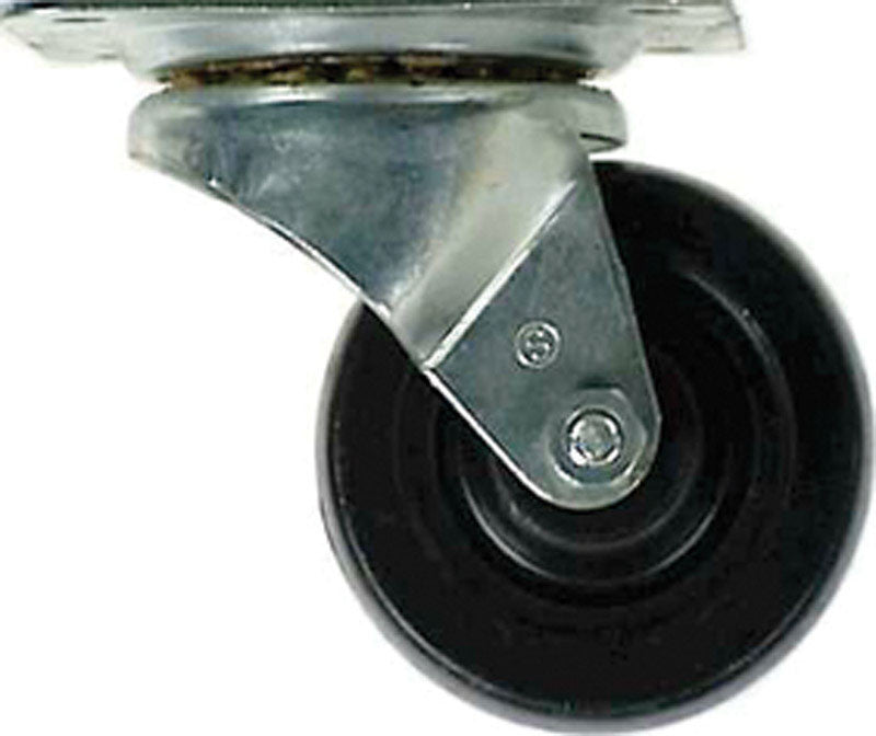 shepherd 4 in. dia. swivel rubber caster 255 lb. 1 pk caster glide floor pad furniture hardware