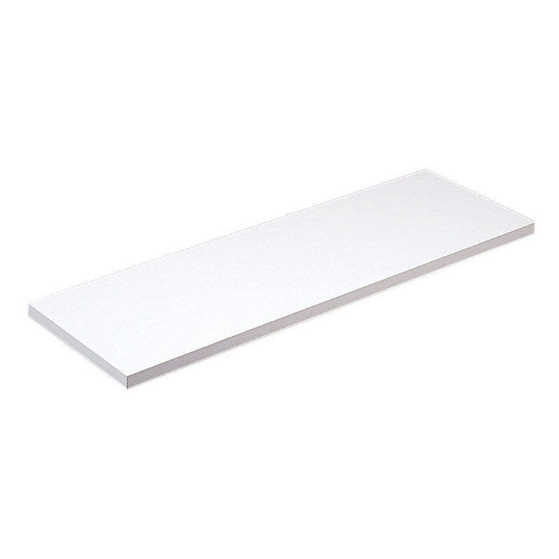 knape & vogt 12 in. h x 12 in. w x 48 in. d white particleboard/melatex laminate shelf board hardware