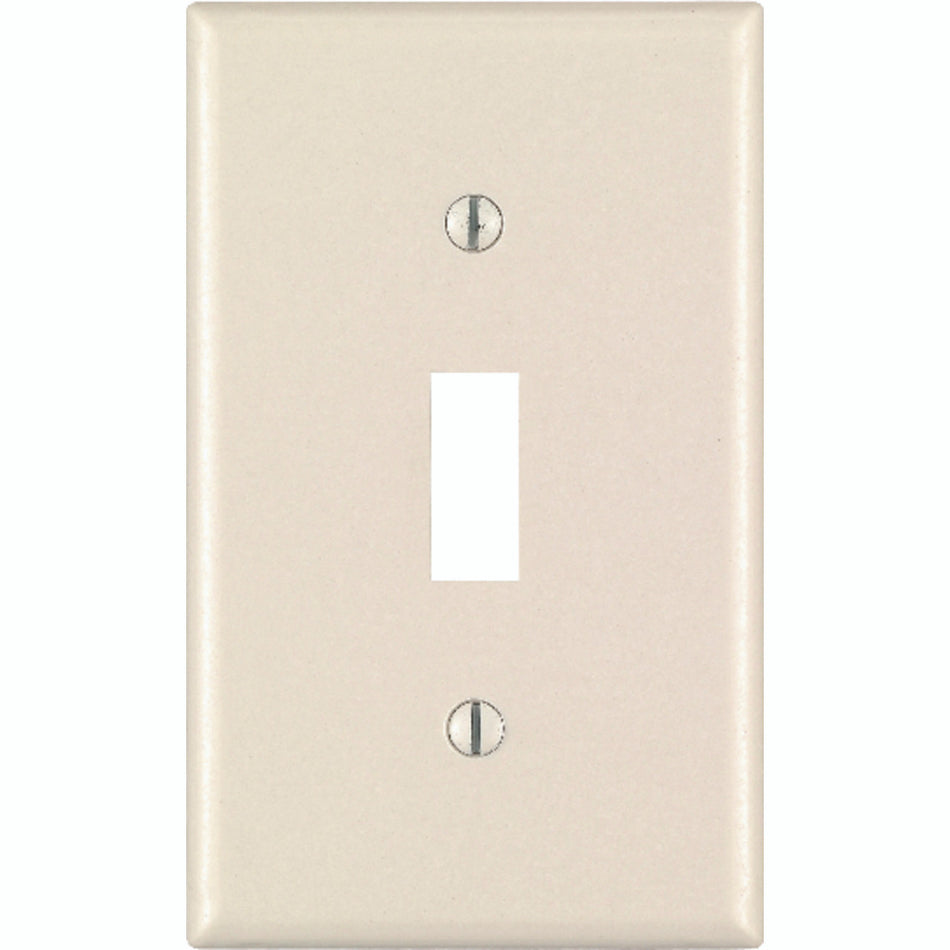 SWITCH PLATE 1 GANG LIGHT ALMOND