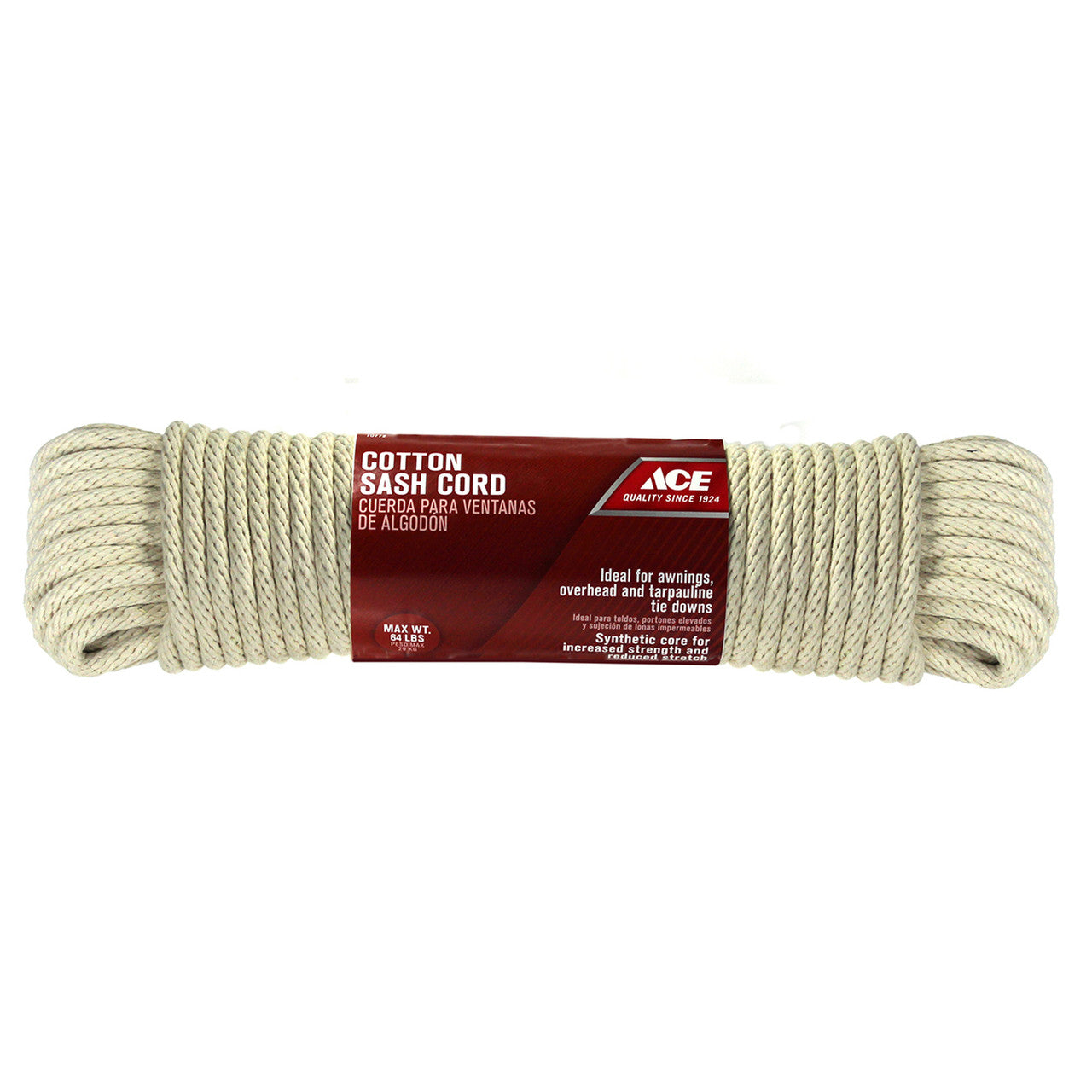 cotton rope twine 3/8 in. 100 ft. utility