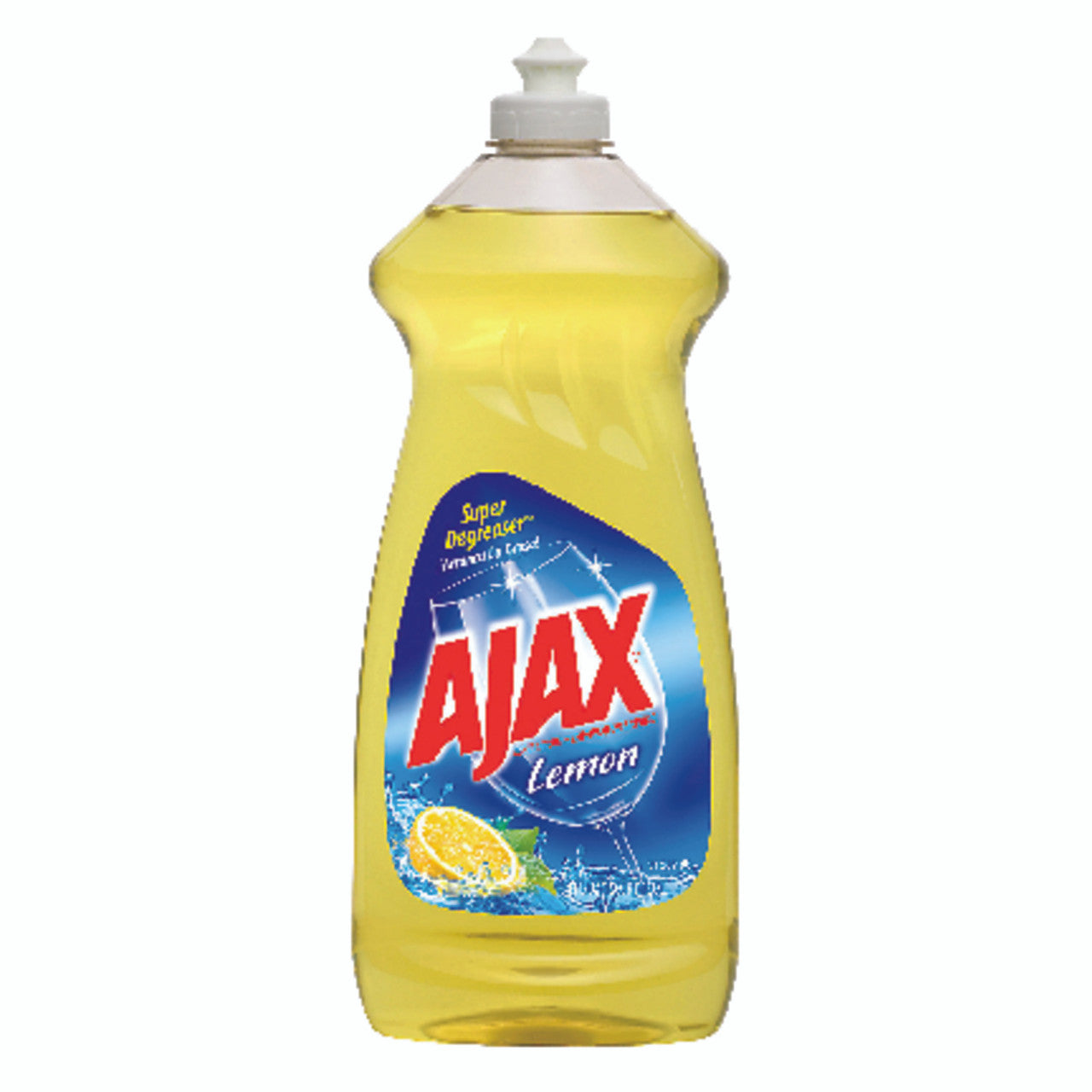 Ajax lemon dish liquid 28oz concentrated antibacterial grease-cutting formula
