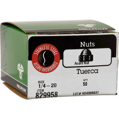 18-8 Stainless Steel Acorn Nuts