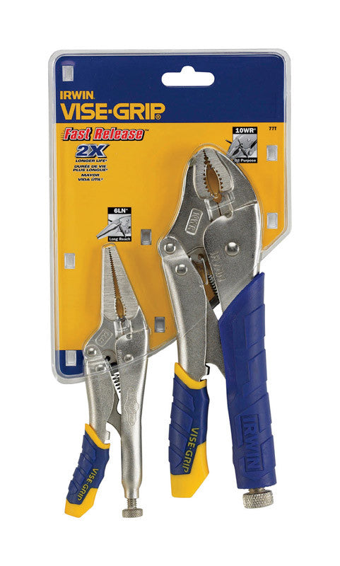 irwin vise-grip 6 & 10 in. alloy steel locking pliers set locking pliers hand tool
