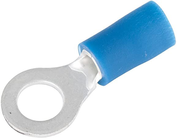 Ace Ring Terminal Blue/Gray 7 pk