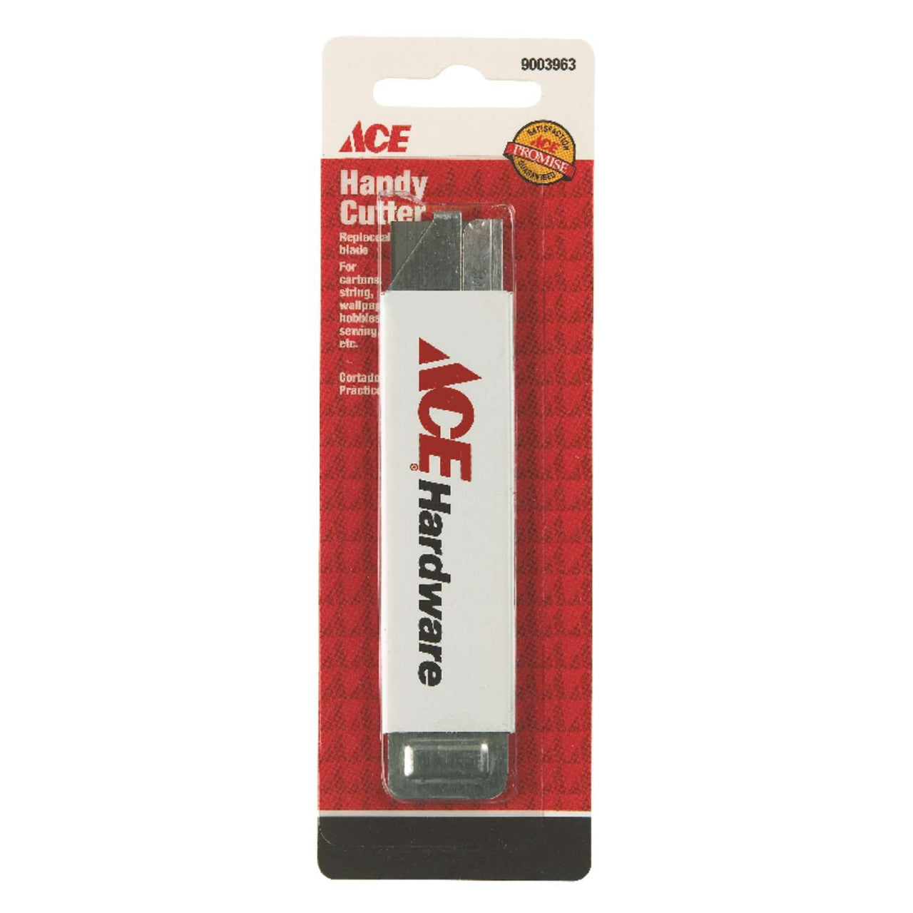ace 4.2 in. box cutter white utility knife cutting tool