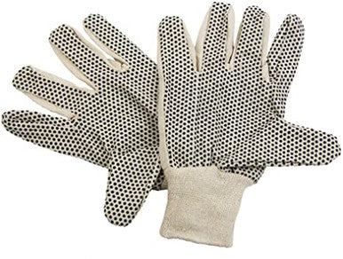 Dotted Canvas Glove Mens Lrg