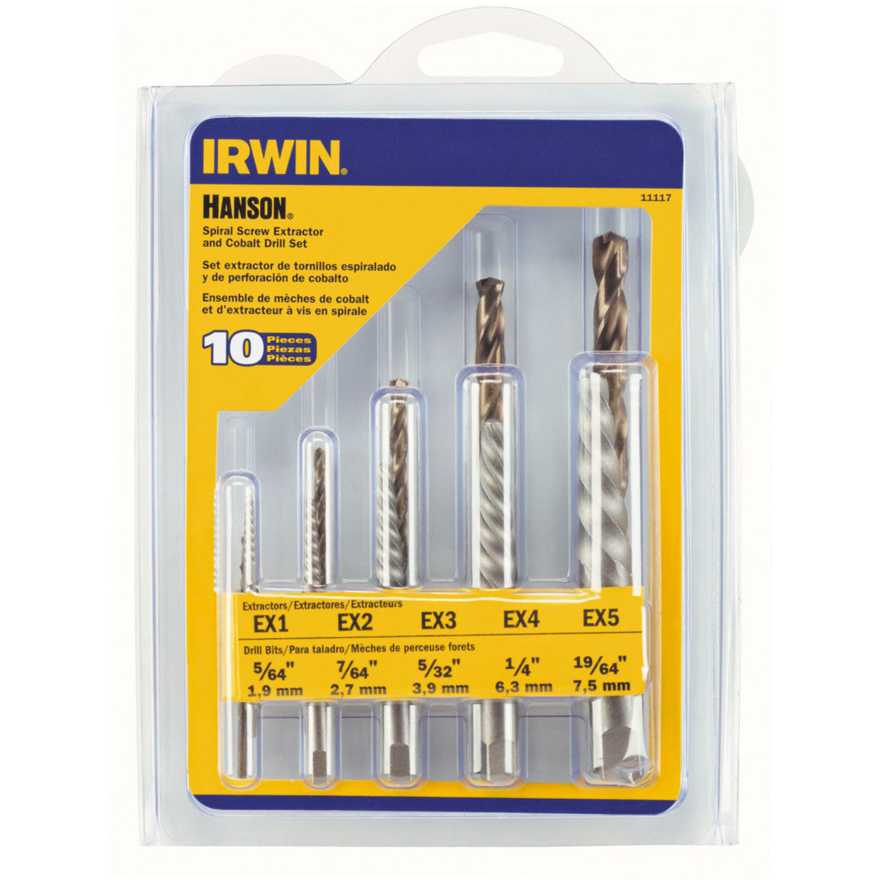 extractor screw and bit set hand tool