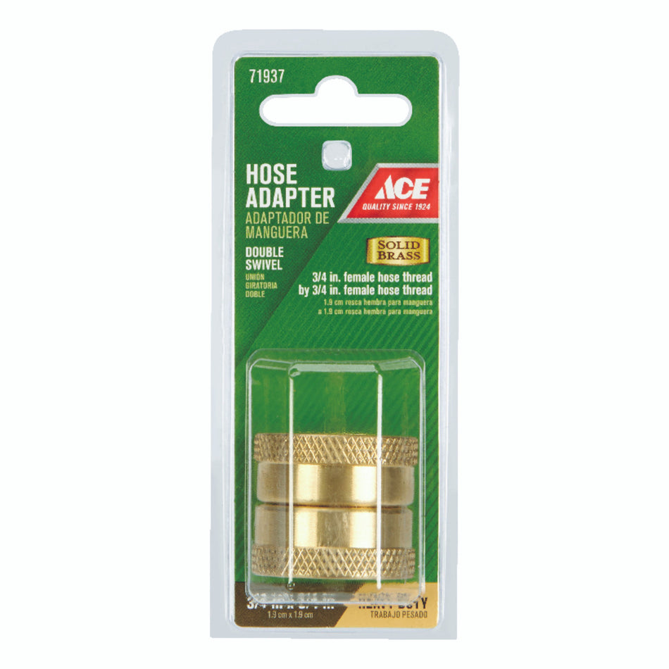 Ace 3/4 in. Brass Threaded Female Hose Coupling