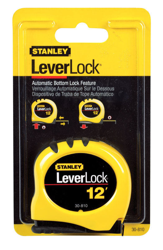 tape ruler lever lock 12 foot measuring tape 12 ft. layout tool