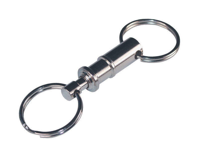 Hillman Metal Silver Valet Key Chain