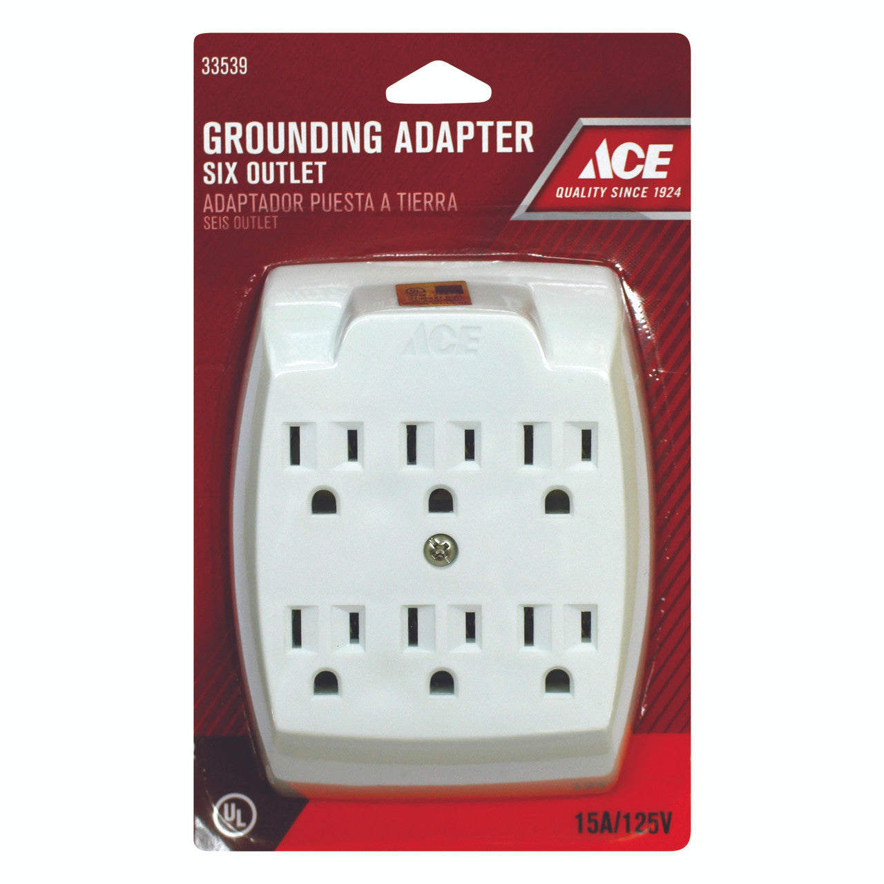 adapter outlet 2-6 white 15 amp outlet adapter power tap