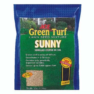 Ace Sunny Mix Full Sun Lawn Seed Mixture 3 lb.