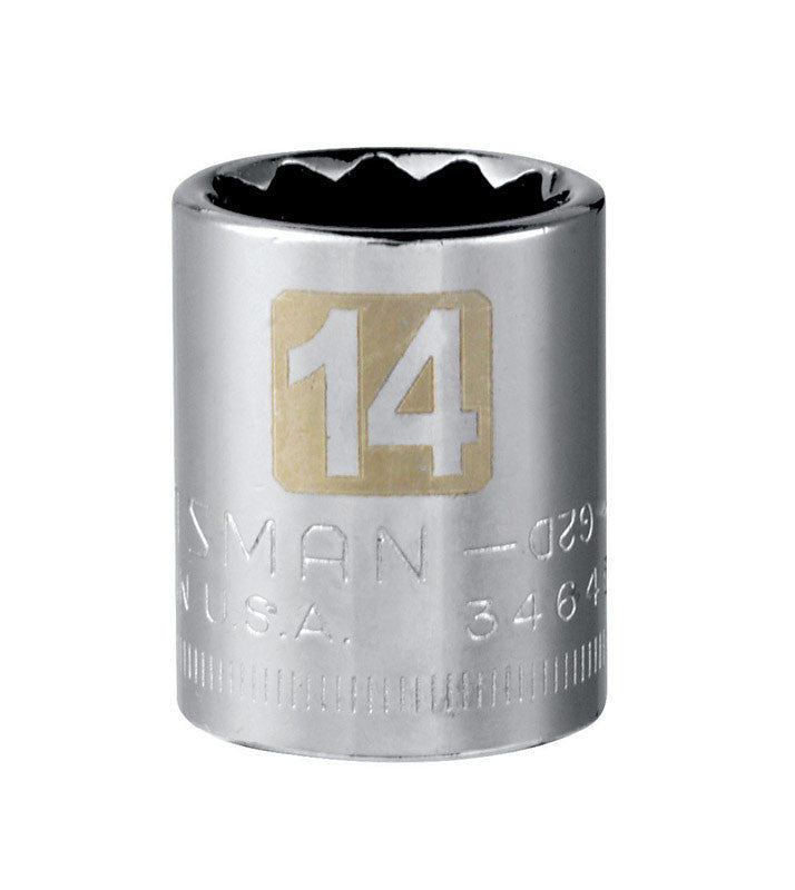 craftsman socket 3/8 drive 14 millimeter 12 point  socket ratchet
