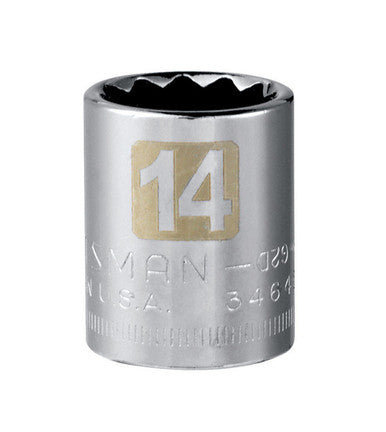 Craftsman Socket 3/8 Drive 14 Millimeter 12 Point