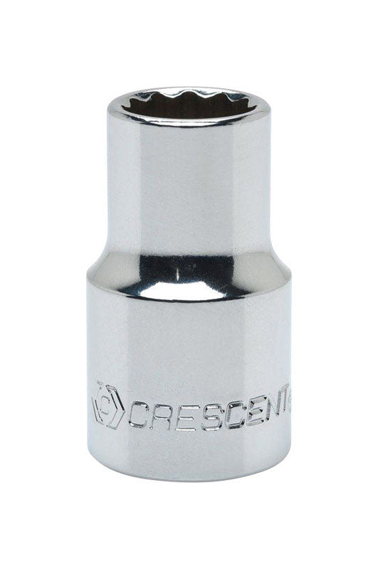 crescent 19 mm x 1/2 in. drive metric 12 point standard socket 1 pc. 1/2 in. drive socket ratchet