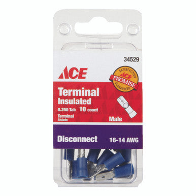 Disc Male Insulated 16-14 AWG 10 Pack