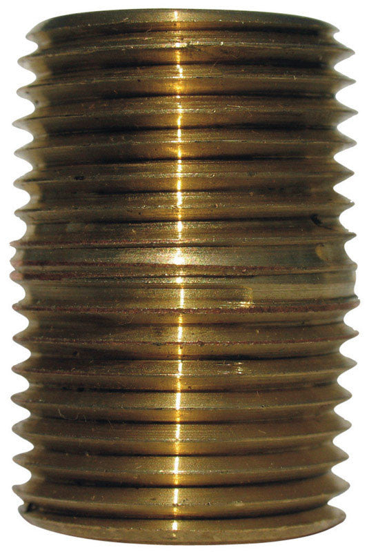 jmf 1/8 in. mpt brass close nipple plumbing pipe nipple