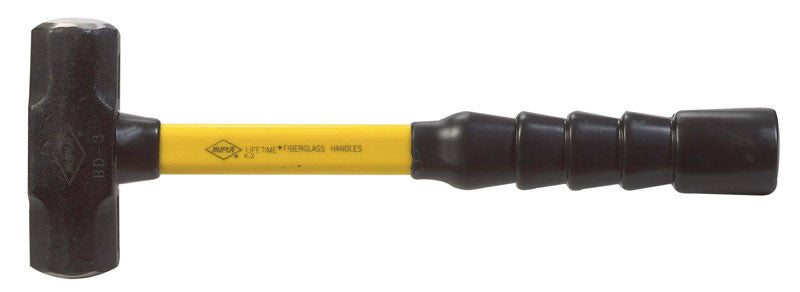 nupla 3 lb. steel sledge hammer 14 in. fiberglass handle sledge hammer hand tool