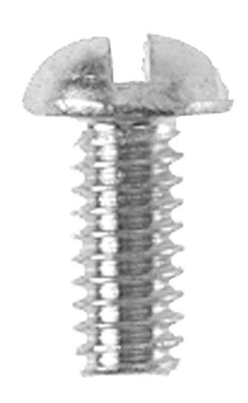 Danco No. 8-32 x 3/8 in. L Slotted Round Head Brass Bibb Screw