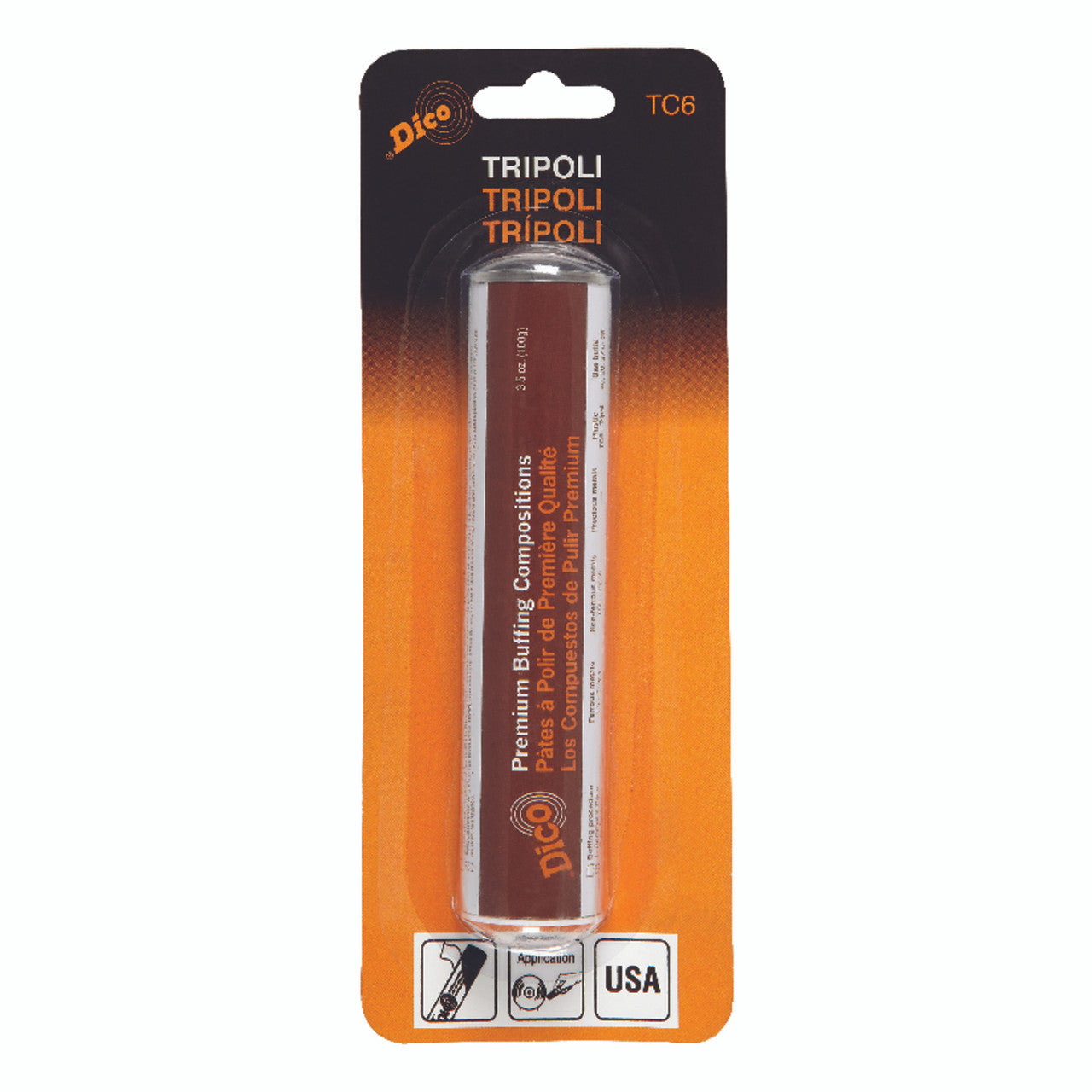 buff compound brown 3-1/4 ounce hand tool