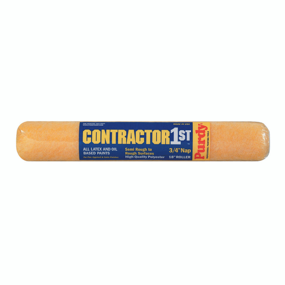 Purdy Contractor 1st Polyester 3/4 in. x 18 in. W Paint Roller Cover 1 pk