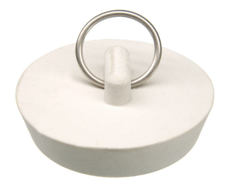 Danco 1-3/4 in. Dia. White Rubber Sink Stopper