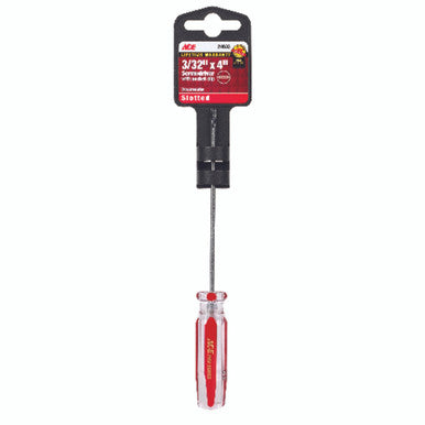 Screwdriver 3/32 X 4 Slotted Ace