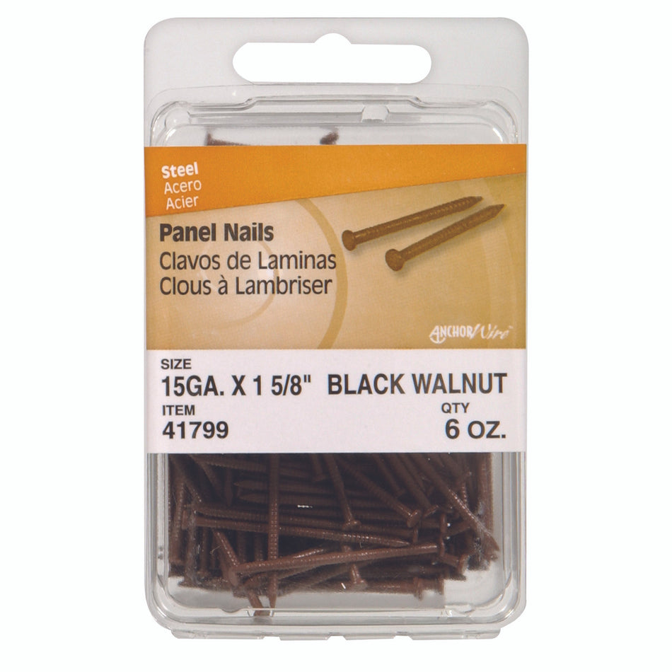 Hillman 1-5/8 in. Panel Steel Nail Flat