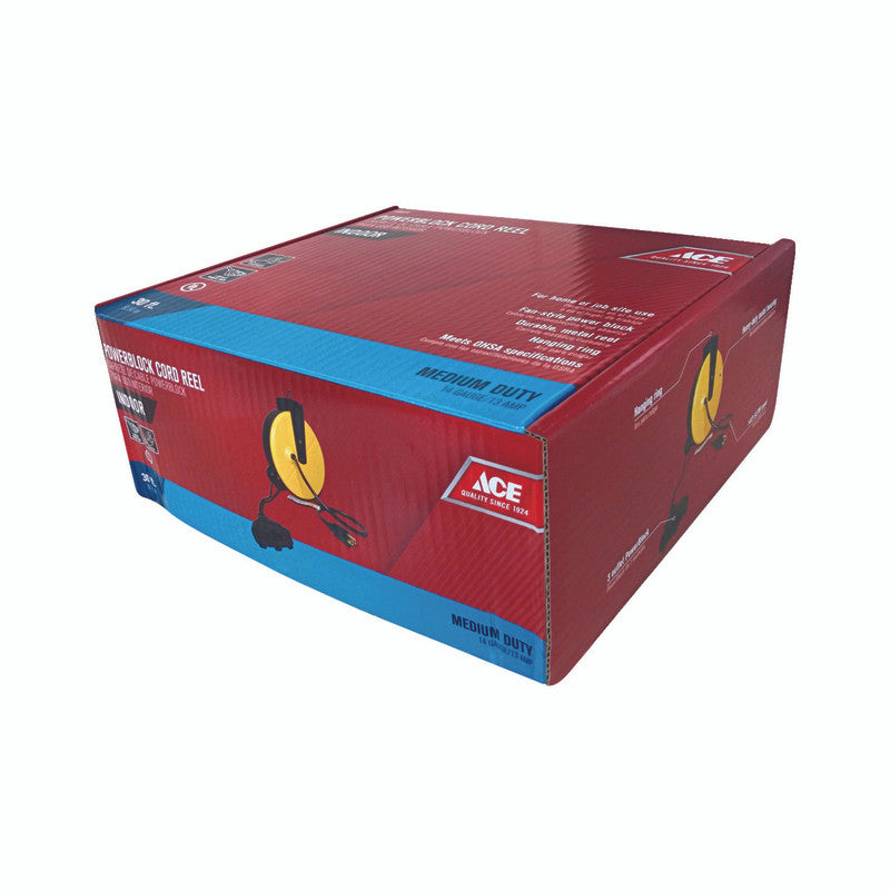 multi outlet reel 30 foot ace  30 ft. extension cord